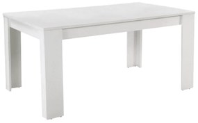 Kondela Jedálenský stôl, biela, 160, TOMY NEW