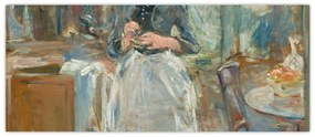 Obraz - Berthe Morisoti, In the Dining Room, reprodukcia (120x50 cm)