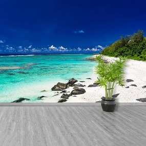 Fototapeta Vliesová Pláž biely piesok 104x70 cm
