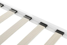 Manželská posteľ 180 cm CONNET (s roštom) (biela). Vlastná spoľahlivá doprava až k Vám domov. 1007226