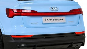 Audi E-Tron Sportback modré – Elektrické auto pre deti s pohonom 4x4, diaľkovým ovládaním