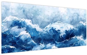 Obraz - Ilustrácia mora (120x50 cm)