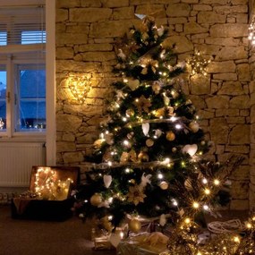 DECOLED LED světýlka na stromeček 20 m ledově bílá IP44, vč. zdroje Hobby Line