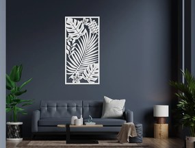 drevko Drevený obraz Listy vo vetre Rozmer obrazu: 44,5 x 22,5 cm, Farba dekorácie: Čierna