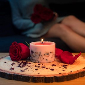Euphora Sojová sviečka Sladká ruža v kombinácií s medovou vôňou 270g 1ks