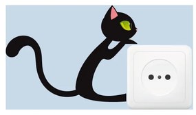 Samolepka Fanastick Black Cat