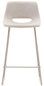 Béžová barová stolička (výška sedadla 65 cm) Zahara – Kave Home