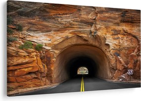Obraz - tunel v skale (90x60 cm)