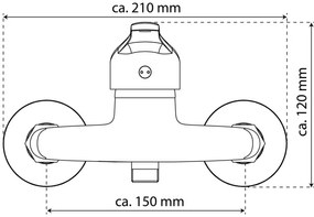 Eisl Kúpeľňová batéria Grande Vita Classic (sprchová batéria)  (100335846)