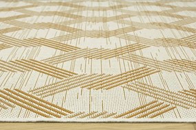 Koberec šnúrkový Berg 28354/62 Geometrický Romby krémový