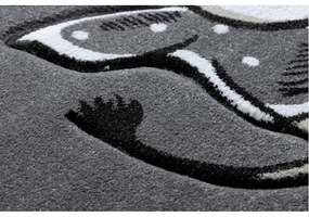 Detský kusový koberec Sloník sivý 140x190cm