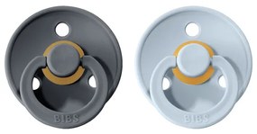 BIBS Colour cumlíky z prírodného kaučuku veľkosť 1: Iron - Baby Blue