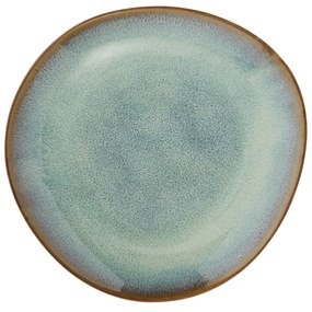 MADAM STOLTZ Dezertný tanier Green Reactive Glaze Ø 16 cm