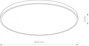 Svietidlo Nowodvorski AGNES ROUND LED 64W WHITE 8188