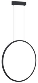 LED Luster na lanku SATURNO LED/28W/230V pr. 50 cm IP44 antracit