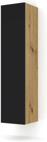 Skrinka Dual 150 (dub artisan + čierna). Akcia -21%. Vlastná spoľahlivá doprava až k Vám domov. 1124860