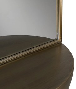 Nástenné zrkadlo s poličkou 37x40 cm – Ixia