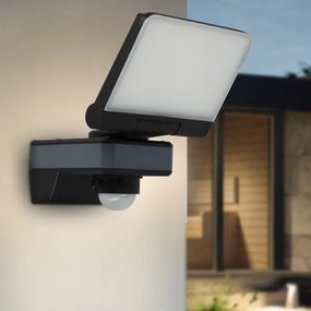 LED reflektor so snímačom pohybu a súmraku LED/44W/230V 4200K IP54 čierna