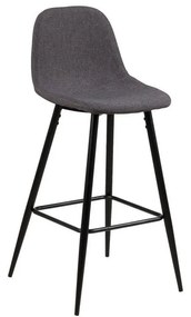 Čierna/sivá barová stolička 101 cm Wilma – Actona
