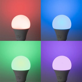 Sada 5 ks Inteligentné LED žiarovky E27 A60 matné RGBW 9W 806lm 2700-6500K