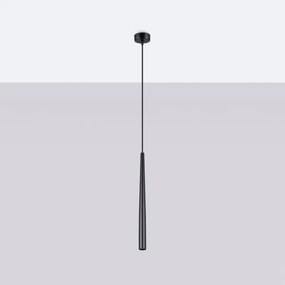 Sollux SL.1462 - Luster na lanku BLISS 1xG9/8W/230V čierna