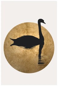 Plagát, Obraz - Kubistika - The swan, (40 x 60 cm)