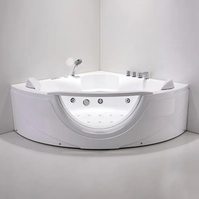 BPS-koupelny Hydromasážna vaňa HYD-SIG635W 150x150 bez ohrevu