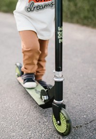 Kidwell Skladacia detská kolobežka SKIPO Floral WXM s LED kolesami ABEC-7 prw-00144384