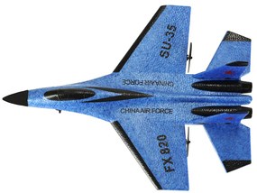 RC stíhacie lietadlo SU-35 FX820 modré