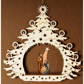 Vianočný stromček so Svätou rodinou