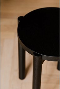 Čierna stolička z bukového dreva Hopp – noo.ma