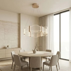 Toolight Rea, ZÁVESNÁ STROPNÁ LAMPA G151-CP GOLD, OSW-04707