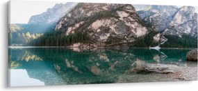 Obraz horského jazera (120x50 cm)
