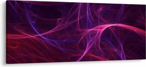 Abstraktný obraz kriviek (120x50 cm)
