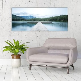 Obraz - Pri pohľade z móla (120x50 cm)