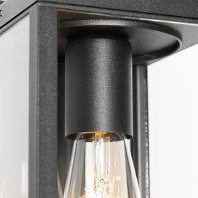 Inteligentná vonkajšia nástenná lampa čierna IP44 vrátane Wifi ST64 - Charlois