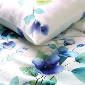 SATÉNOVÉ OBLIEČKY SATYNLOVE PREMIUM 160X200 CM, 2KS 70X80 CM KVETY