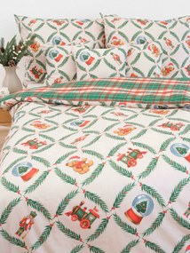 Vianočné bavlnené obliečky Renforcé – Vianočný príbeh