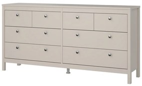 Sivobéžová komoda 159x80x38 cm Madrid – Tvilum