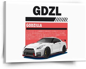 Sablio Obraz Nissan GTR 35 Godzilla - 150x110 cm