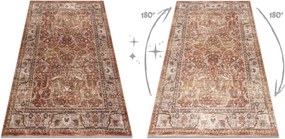 Koberec LARIS 755 oranžový / hnedý