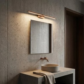 Toolight Toolight, LED nástenné svietidlo 60cm, 13W, 4000K, 1000lm, APP1896-1W, medená matná, OSW-66051