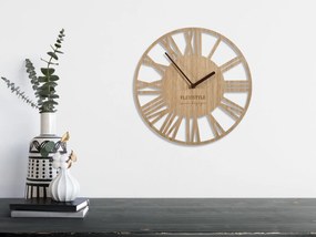 Dekorstudio Moderné drevené hodiny EKO Loft Piccolo dubové