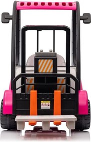 LEAN CARS Batériový vysokozdvižný vozík XMX638 ružový