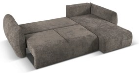 Sivá rohová pohovka (pravý roh) Matera – Cosmopolitan Design