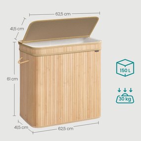 Kôš na bielizeň Bamb 150 l