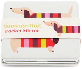 Kozmetické zväčšovacie zrkadlo 7x7 cm Sausage Dog – Rex London