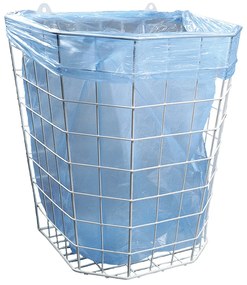 Kôš drôtený závesný 22 l, biela