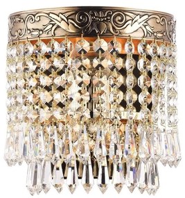 Maytoni DIA890-WL-01-G - Nástenné svietidlo PALACE 1xE27/60W/230V