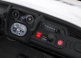 Ramiz Elektrická bugina UTV SPEED pre deti biela